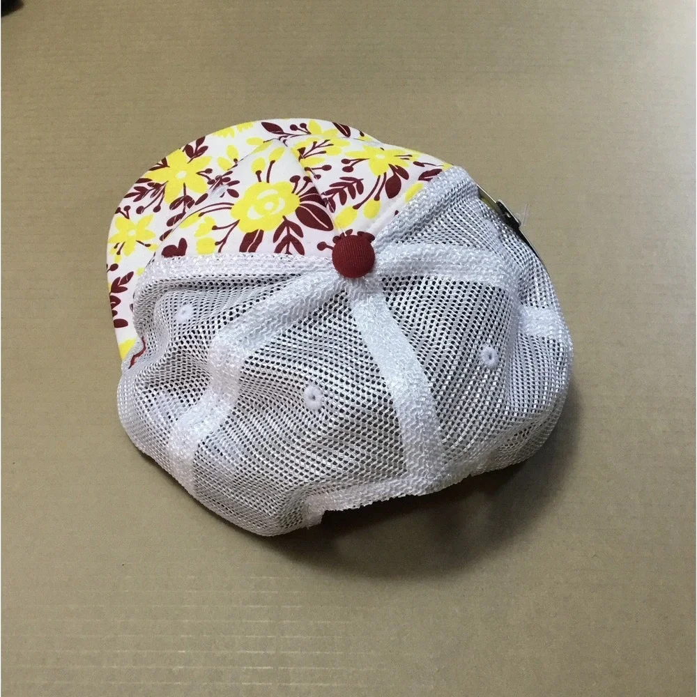 Zephyr USC Trojans Adjustable Trucker Yellow Red Floral Print Zephyr Hat NWT